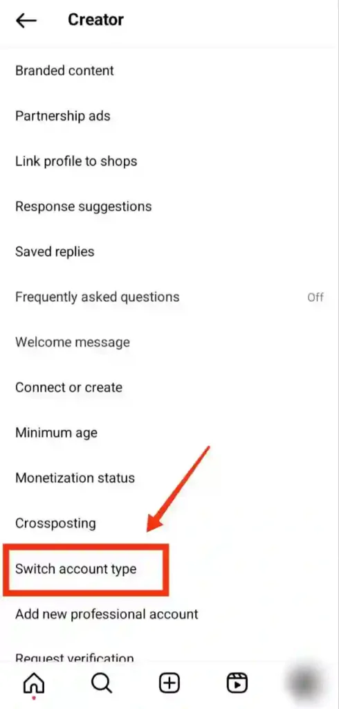 Step 2 - Instagram Business Account private Kaise Kare