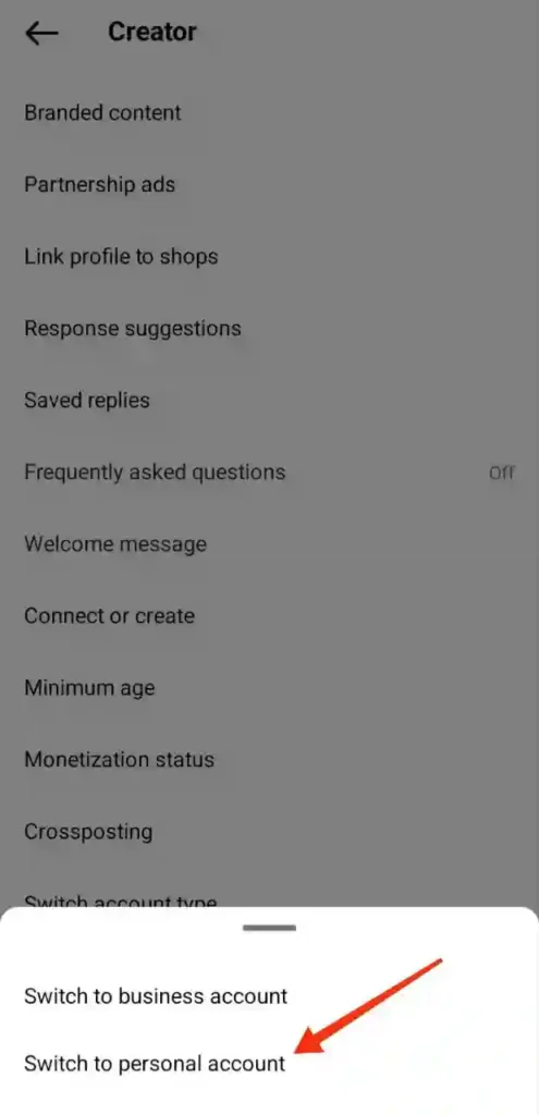 Step 3 - Instagram Business Account private Kaise Kare