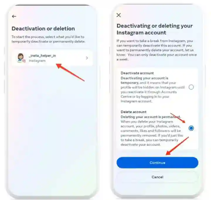 img 4 - bina password ke instagram id kaise delete kare