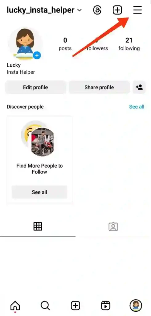 step 2 - instagram par professional account kaise banaye