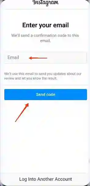 step 3 - Instagram suspended account Recover kaise kare
