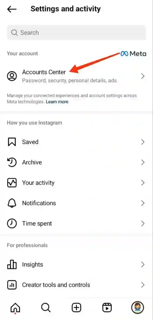 step 3 - instagram password change kaise kare