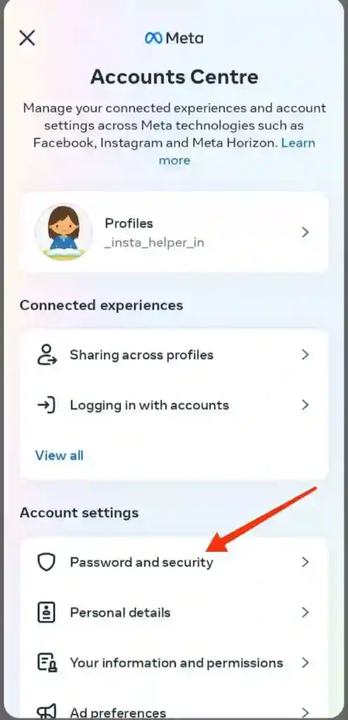 step 4 - instagram password change kaise kare