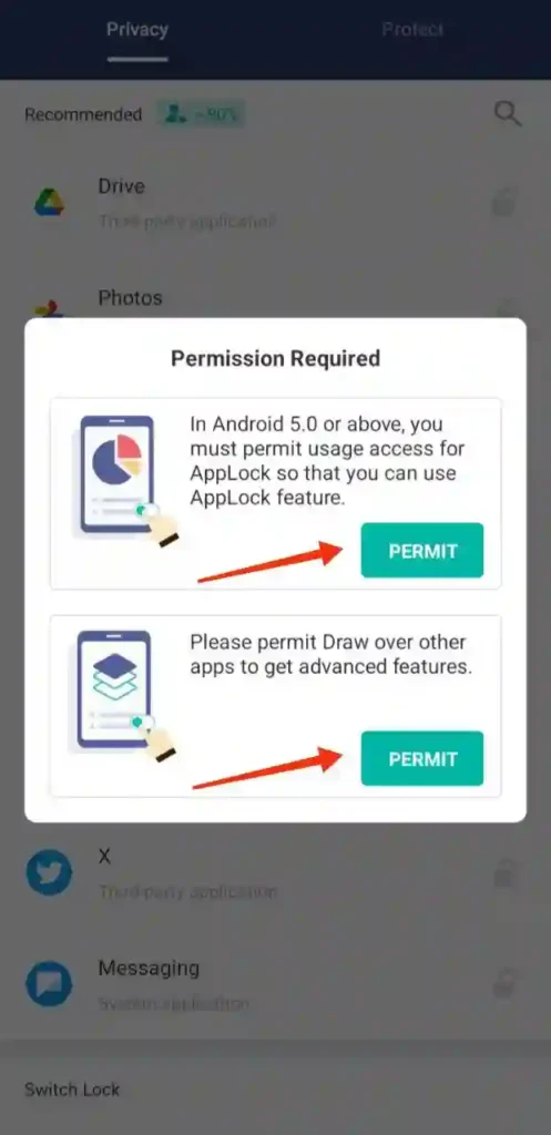 step 1 - app download karke instagram par lock kaise lagaye
