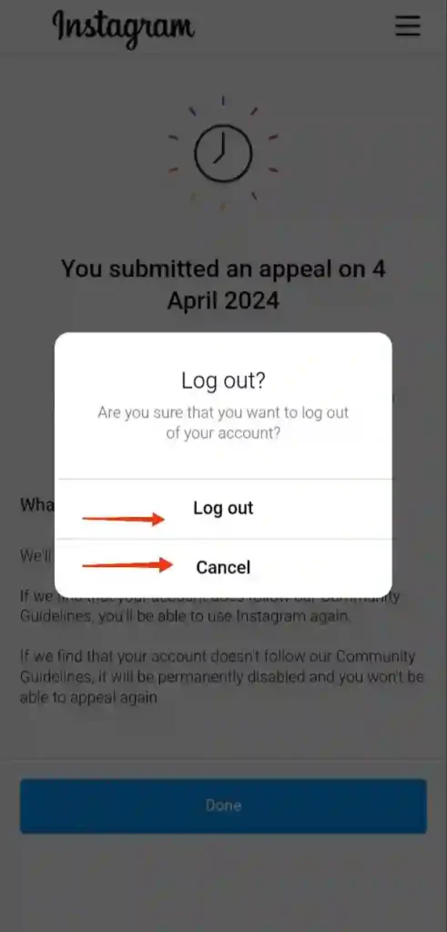 step 8 - Instagram suspended account Recover kaise kare