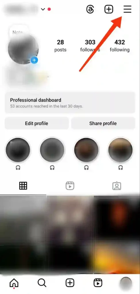 स्टेप 2 - इंस्टाग्राम से फेसबुक अकाउंट को कैसे हटाये